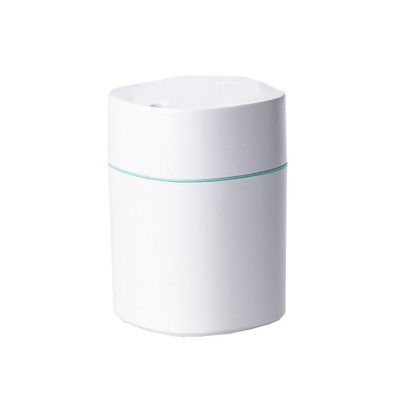 Зволожувач повітря для дому портативний USB 200 мл ароматичний дифузор з підсвічуванням Білий