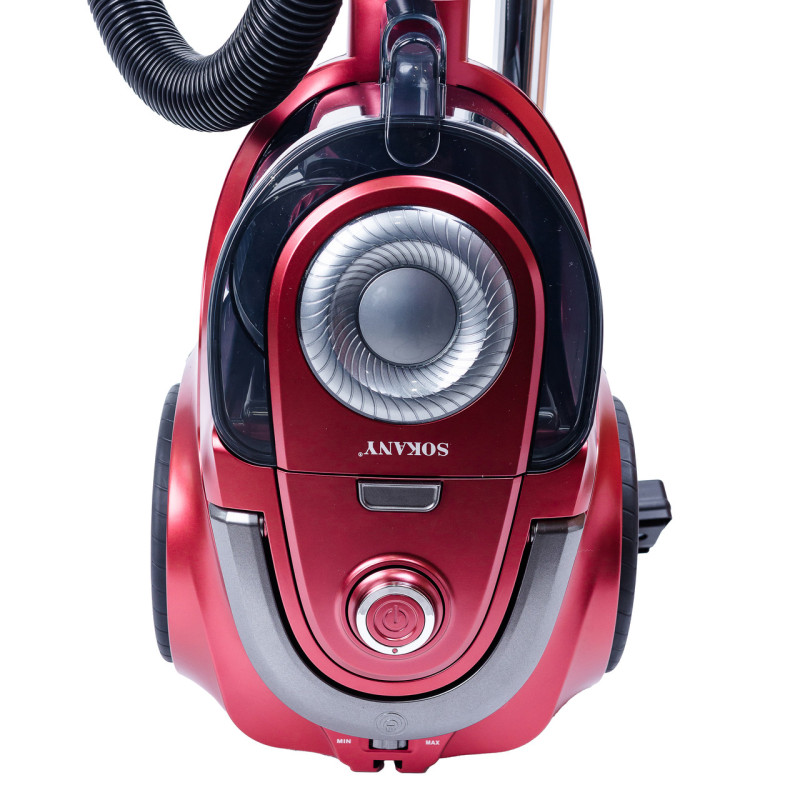 Пилосос для дому колбовий 3.5 л потужний 3600 Вт контейнерний вакуумний ручний пилосос Sokany