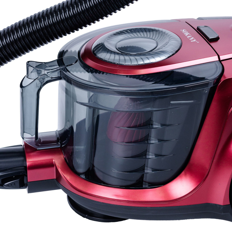 Пилосос для дому колбовий 3.5 л потужний 3600 Вт контейнерний вакуумний ручний пилосос Sokany