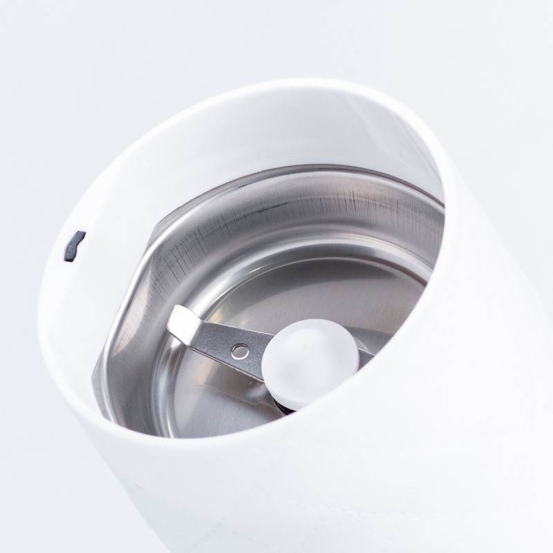 Кавомолка електрична 150 Вт ємність 50 г електрокавоварка Білий