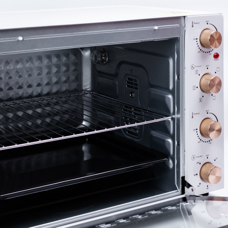 Духовка електрична настільна Sokany 1700 Вт 60 л електропіч для дому з таймером