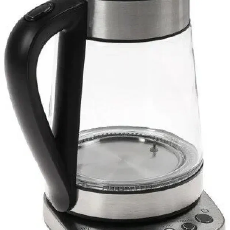 Електрочайник скляний з підсвічуванням 1.7 л 2200 Вт Sokany