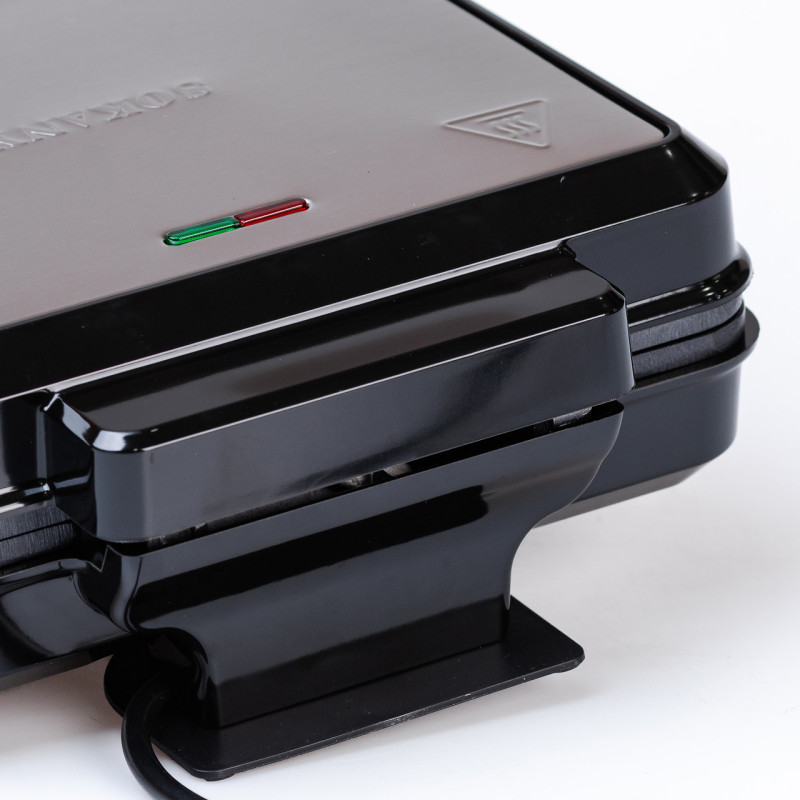 Вафельниця електрична Sokany Waffle Maker 1500 Вт двосторонній нагрів антипригарне покриття електровафельниця