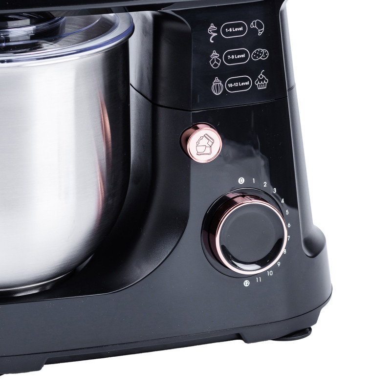 Міксер стаціонарний з чашею з нержавійки 6 режимів швидкості 1000 Вт 6 л Sokany