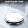 Робот пилосос 2 в 1 автоматичний ручний пилосос на акумуляторі Білий