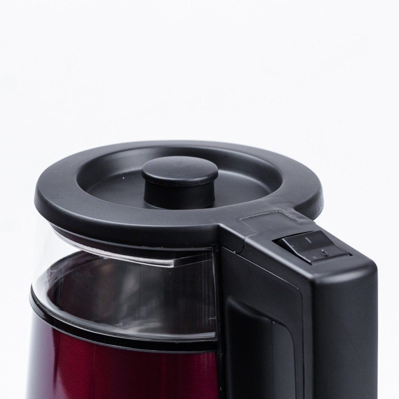 Електрочайник на 1.7 л з автоматичним відключенням 2000 Вт Sokany Червоний