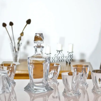 Подарунковий набір для віскі. Графин, келих. У подарунковій коробці. Набір №5