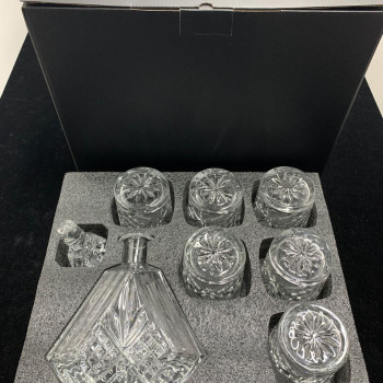 Подарунковий набір для віскі. Графин, келих. У подарунковій коробці. Набір №6