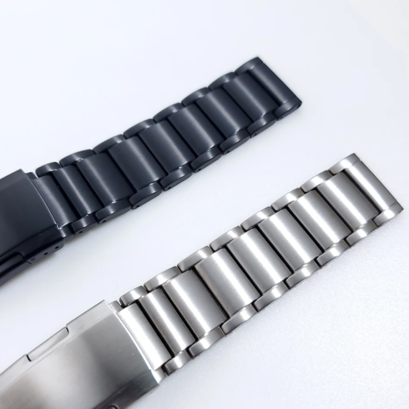 Титановий браслет для годинника 22 мм. Матовий