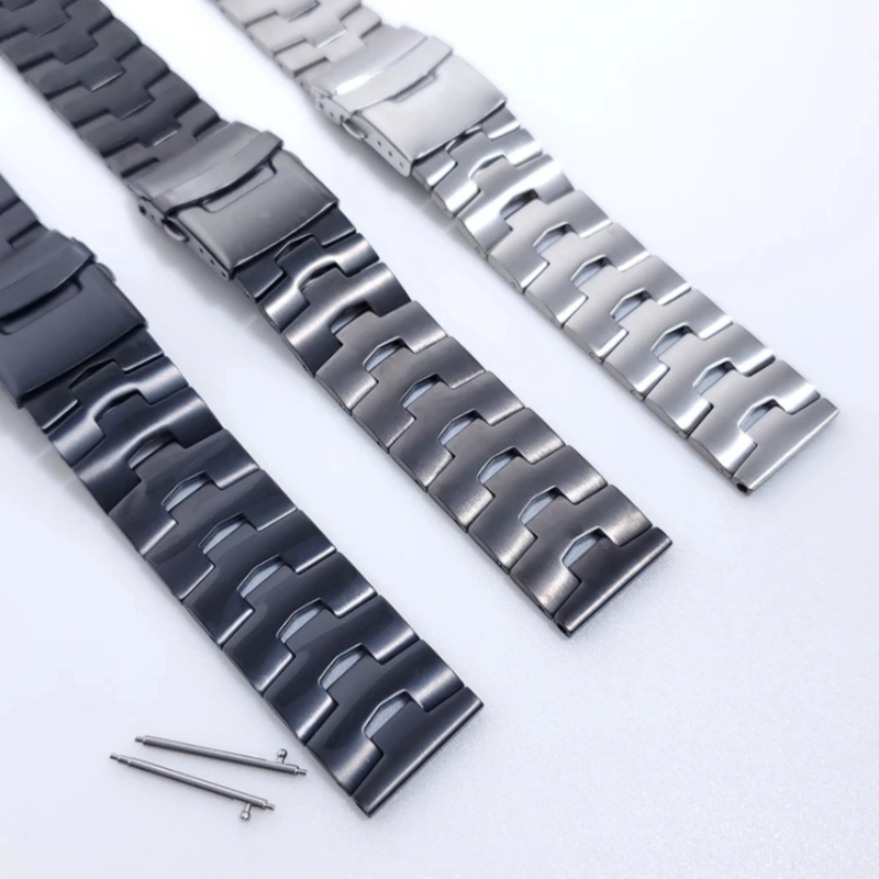 Титановий браслет для годинника 22 мм. Матовий