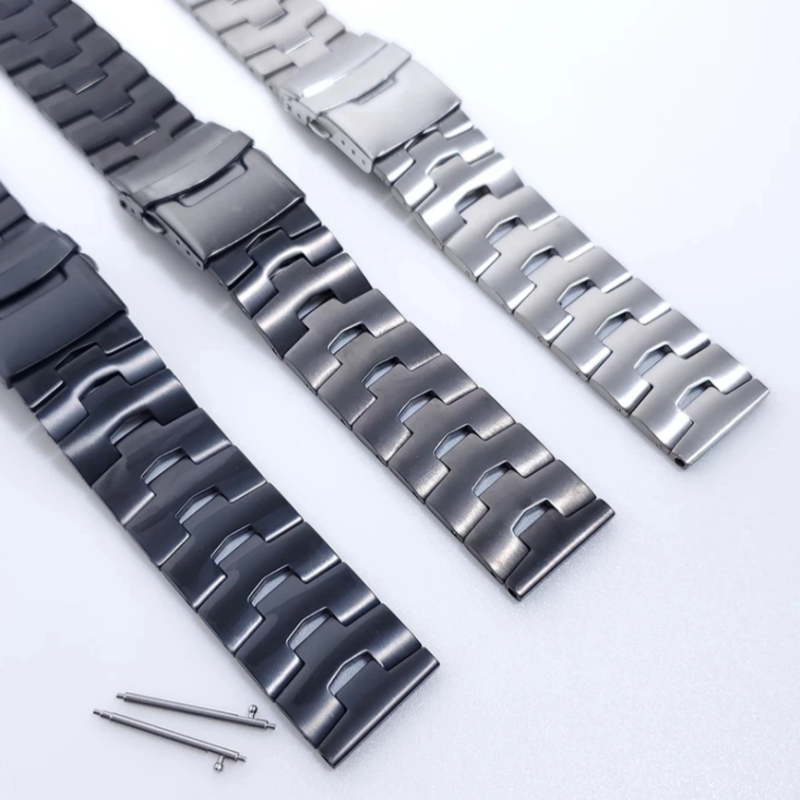 Титановий браслет для годинника 22 мм. Матовий