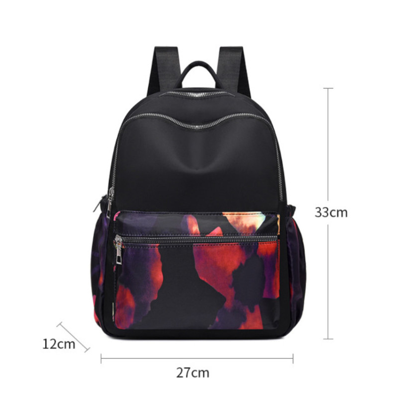 Водонепроникний нейлоновий рюкзак. Повсякденна сумка. Дорожній рюкзак. Чорний