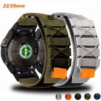 Тканинний ремінець для Garmin Fenix Epix Pro / Instinct 2X /  Tactix 7 / Enduro / Descent 26 MM