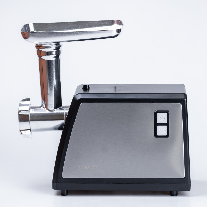 Електрична м'ясорубка професійна для фаршу та колбас потужна 3500 Вт Sokany електром'ясорубка