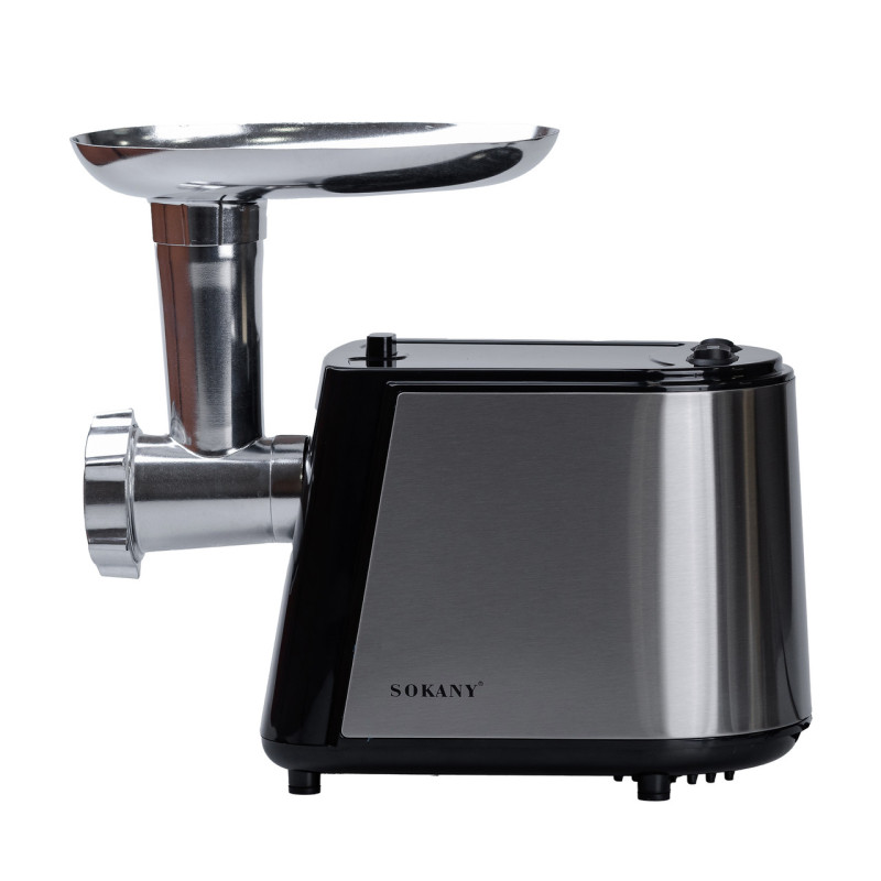 М'ясорубка електрична професійна для фаршу та ковбас потужна 2500 Вт Sokany електром'ясорубка