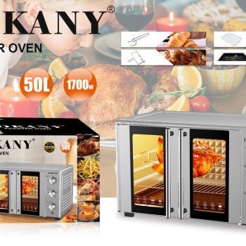Духовка електрична настільна 50 л Sokany SK-10027 електропіч для дому 1700 Вт мультипіч